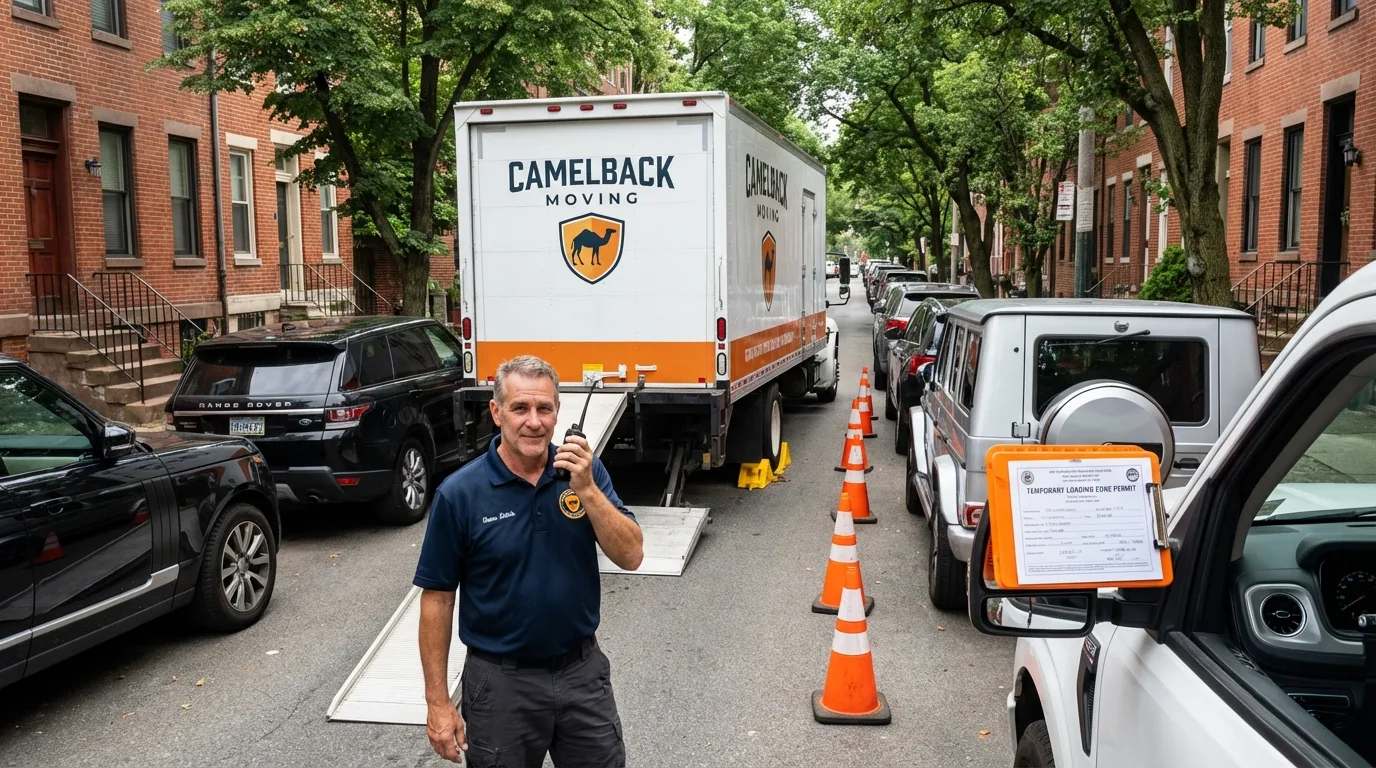 City street loading permit setup in Waterford, NY